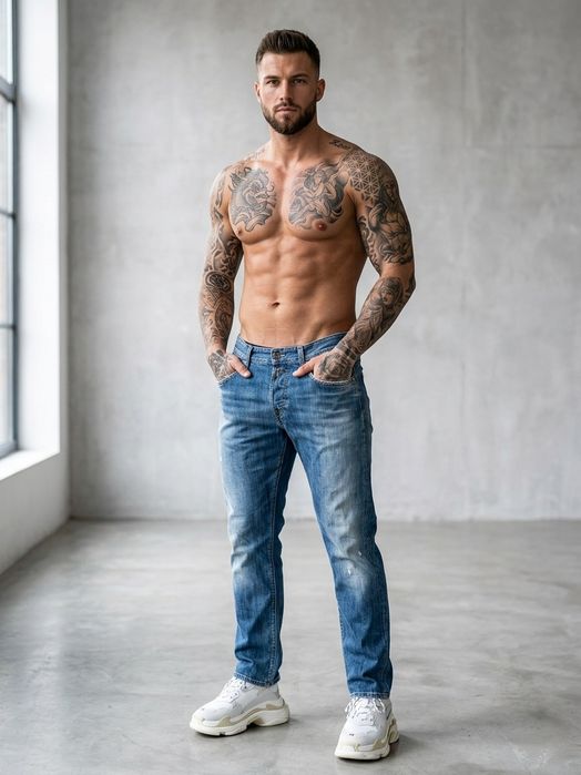 Брендовые Джинсы REPLAY Blue Jeans — Ори-нал! Размер L (W34-35)