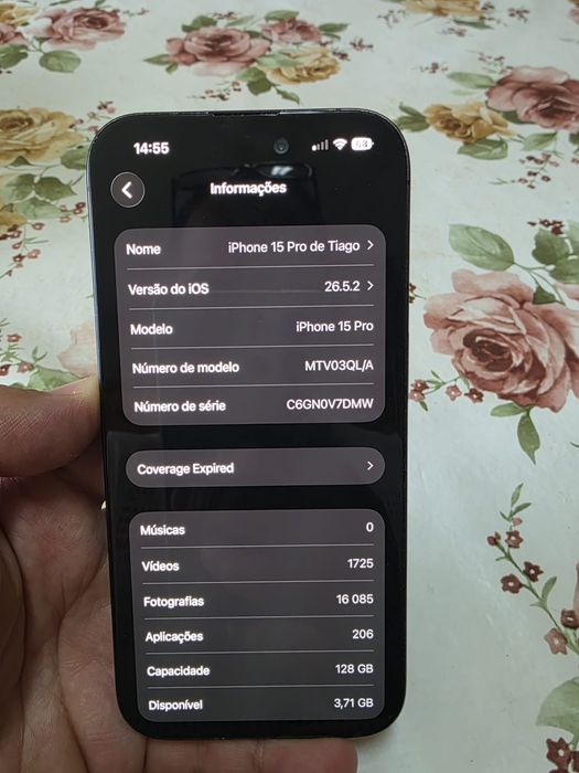 iPhone 15 Pro 128GB Azul Titânio