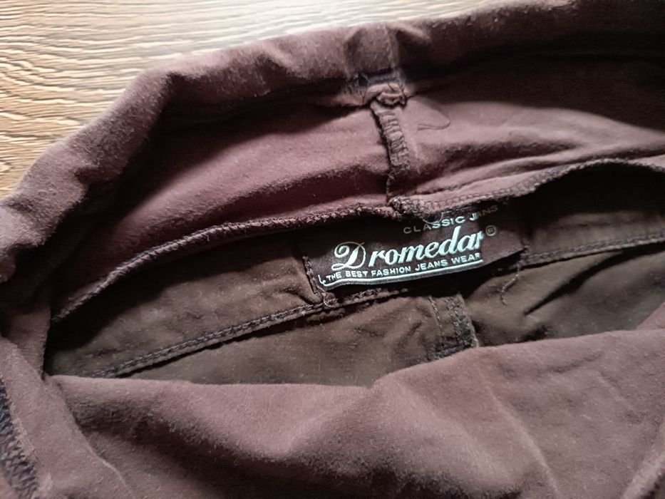 Spodnie ciążowe brązowe 40 dromader