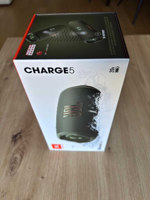 Nowy glosnik JBL Charge 5 zielony bezprzewodowy Bluetooth
