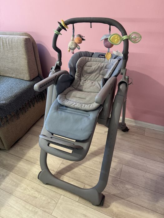 Крісло 2в1 chicco polly magic relax