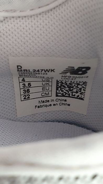 Sneakersy nowe sportowe New Balance modne Rozmiar 36