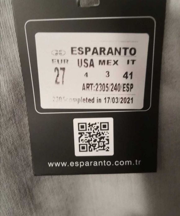 Spodnie Esperanto r. 27