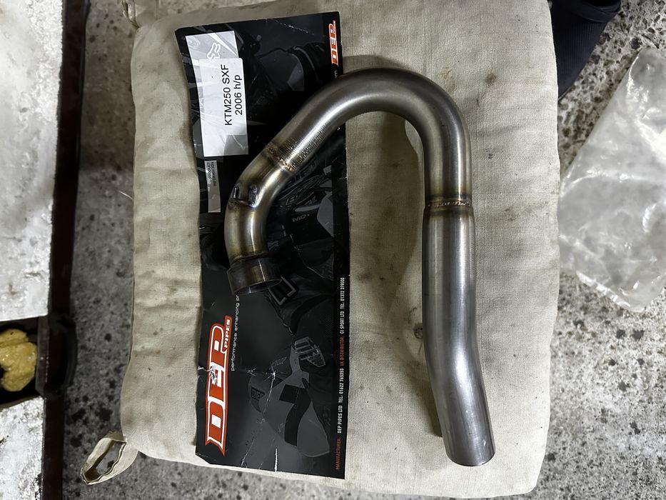 Cześci ktm exc sxf rfs wydech klocki osłona 450