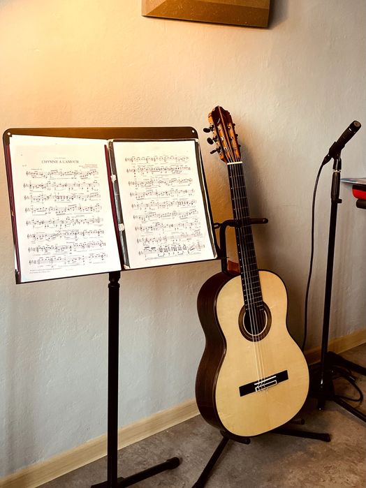 Gitara klasyczna Saers A50S, 4/4, futerał, wzorowy stan