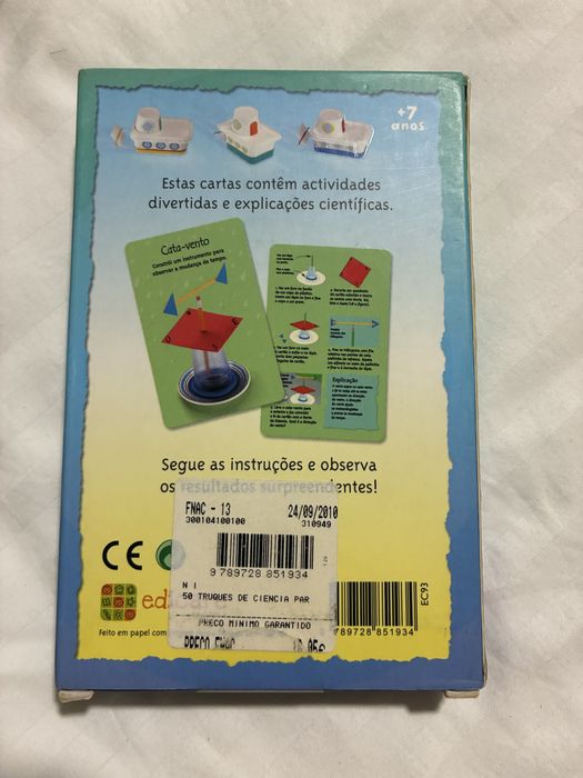 50 Truques de Ciência – Cartas de Atividades (+7 anos)