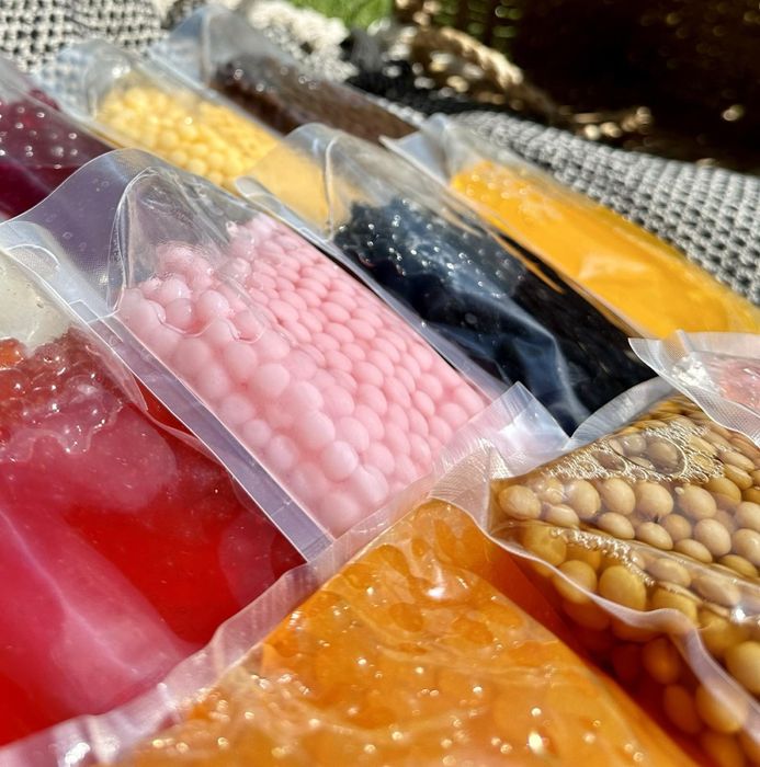 Бульбашки Bubble Tea Манго-маракуйя. Бабл Ті Тапиока для Бабл Ти