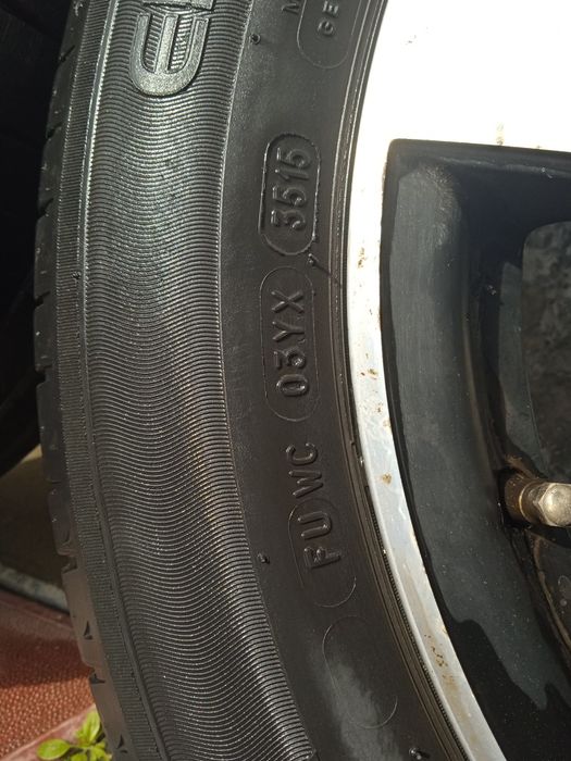 Диски титанові з покришкою 205/55 R16