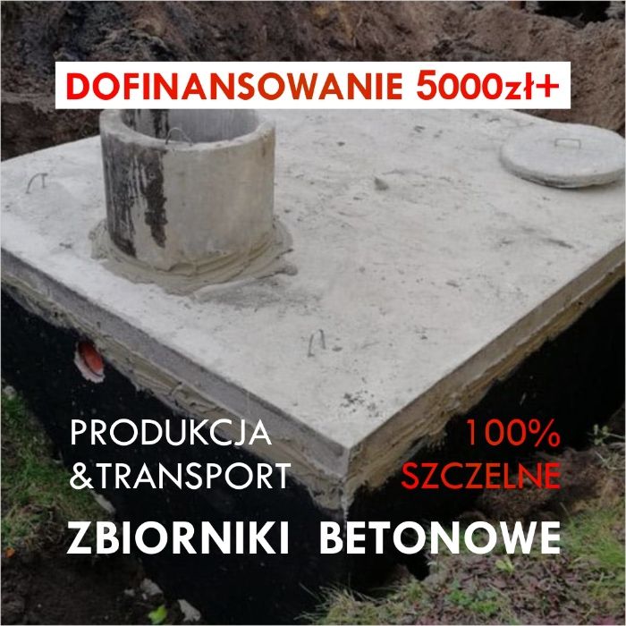 Zbiornik betonowy na deszczówkę Wodę opadową Szambo Szamba betonowe