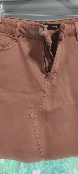 Spódniczka mini brudny róż