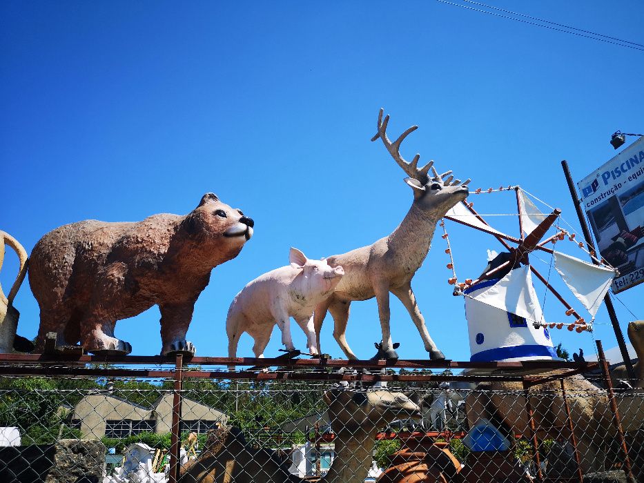 Animais / Figuras em Fibra de Vidro