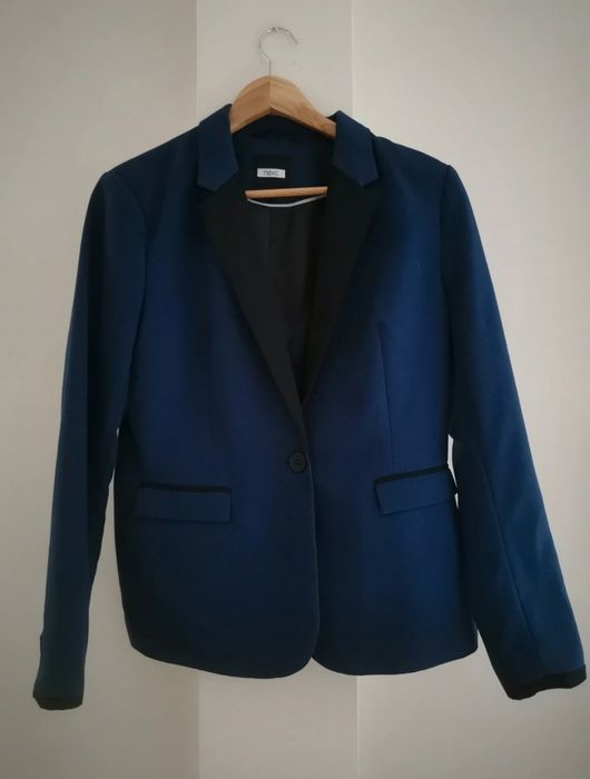 Męska marynarka granatowa S Next