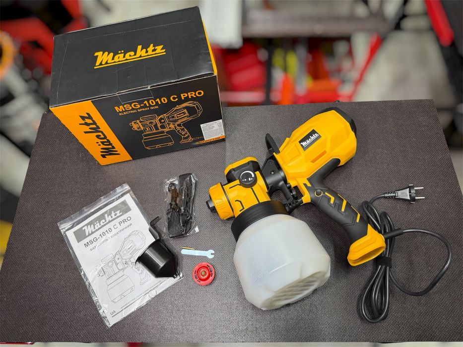 Краскопульт Фарбопульт Machtz MSG-1010 C PRO Медная обмотка до 100 DIN, 650 Вт
