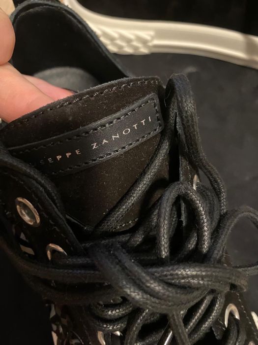 Шикарні шкіряні кеди Giuseppe Zanotti