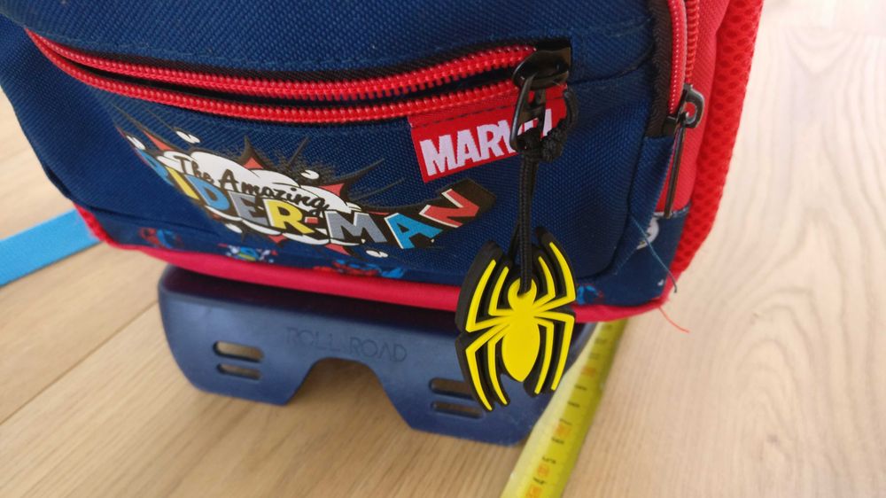 Mochila pré-escolar com trolley Spiderman