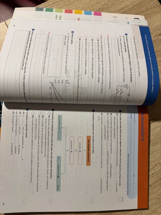 Caderno de Atividades/Fichas de Exploração do Manual Eletrão Físico-Química 9º Ano