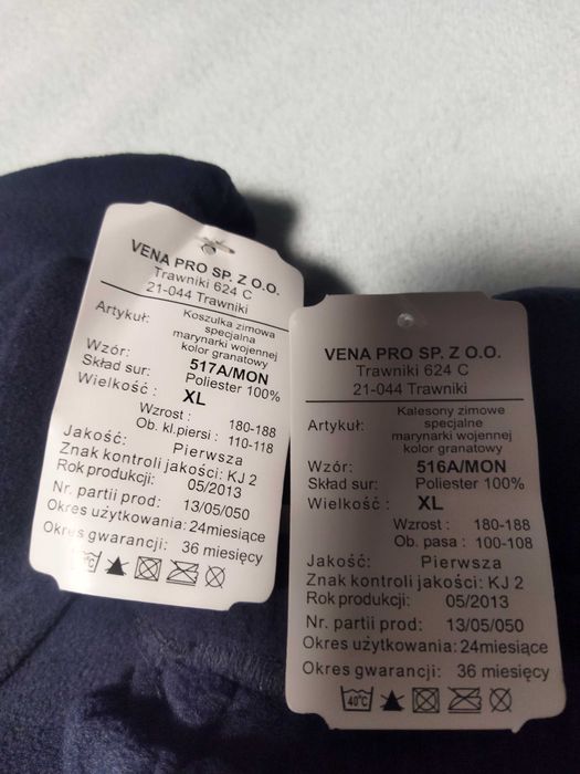 Bielizna Zimowa 516A/MON + 517A/MON