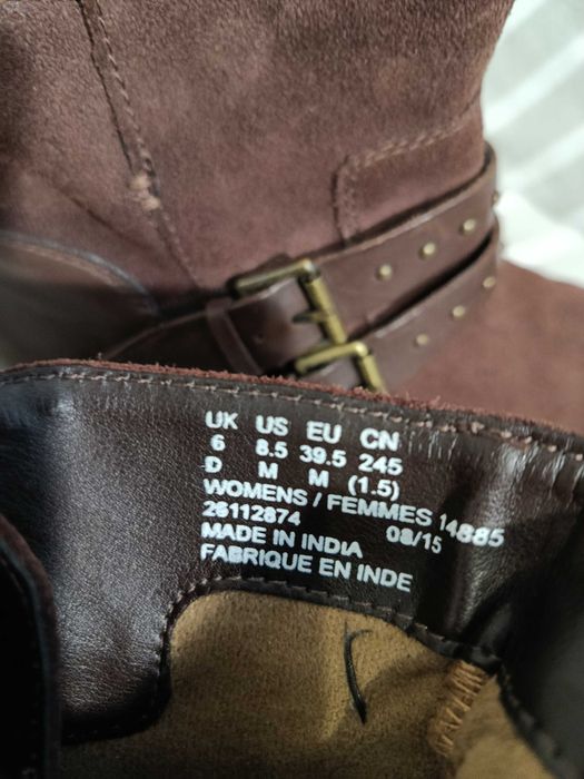 Напівчобітки Clarks демісезонні