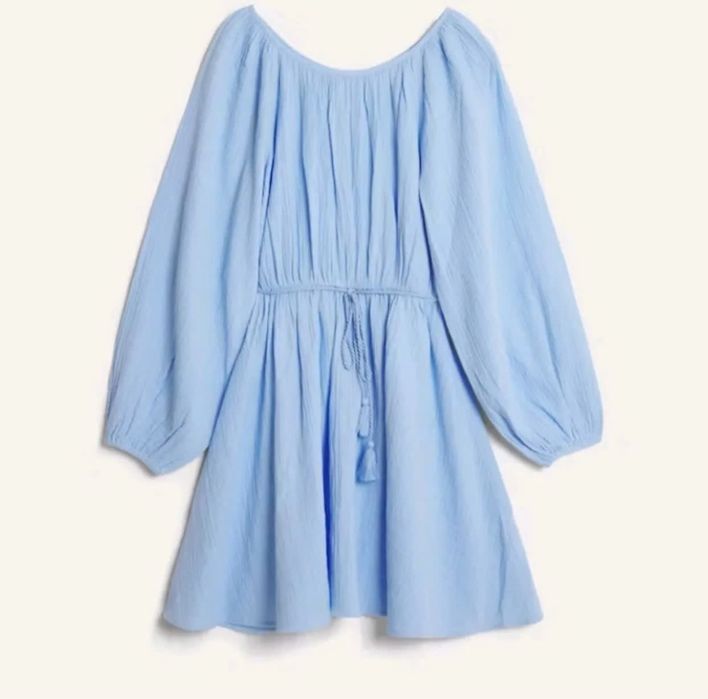 Сукня блакитка з утяжкою