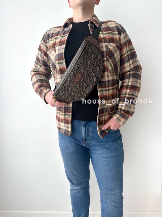 GUESS Ederlo belt bag Мужская сумка бананка чоловіча сумка оригинал
