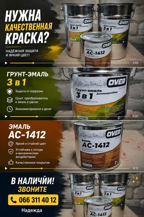 Краска для авто и  покраски помещений и разного