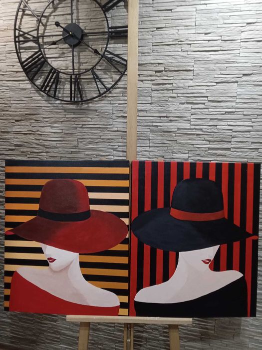 Obraz Dama W Kapeluszu