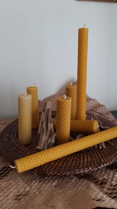 Velas Naturais de Mel