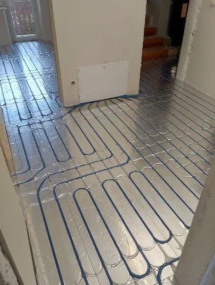 Frezowanie pod ogrzewanie podłogowe . Podłogówka . Sucha zabudowa.