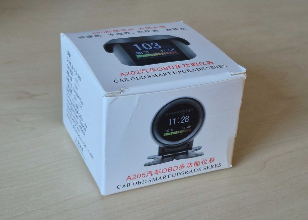 Manómetro OBD para automóvel