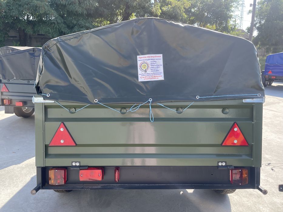 Новий причіп від заводу Дніпро-1700х1300х400, тент в подарунок!