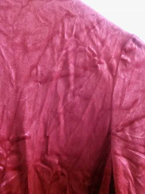 marynarka gothic vampire 38 czerwona plusz welur