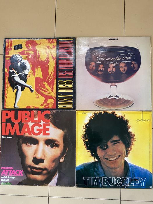 Discos de vinil Tim Buckley,Deep Purple,Guns androses,Public Image Ltd