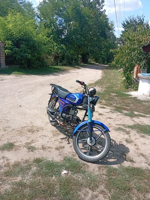 Мотоцикол спарк альфа 125 на док