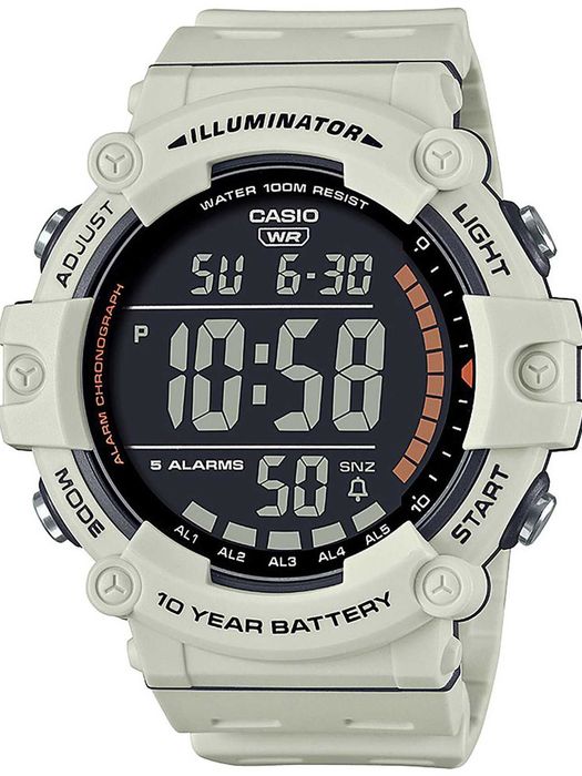 Zegarek Casio AE-1500WH-8B2 – Męski, Biały, Cyfrowy, Sportowy
