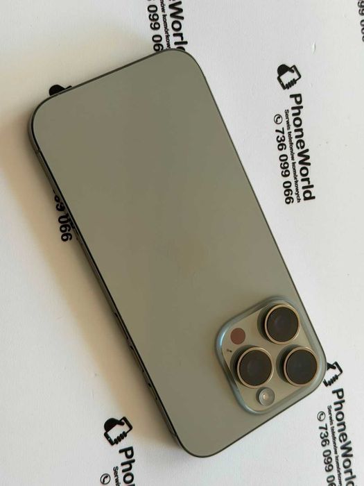 Zadbany iPhone 16 Pro 128GB 89% Szary Gwarancja PhoneWorld