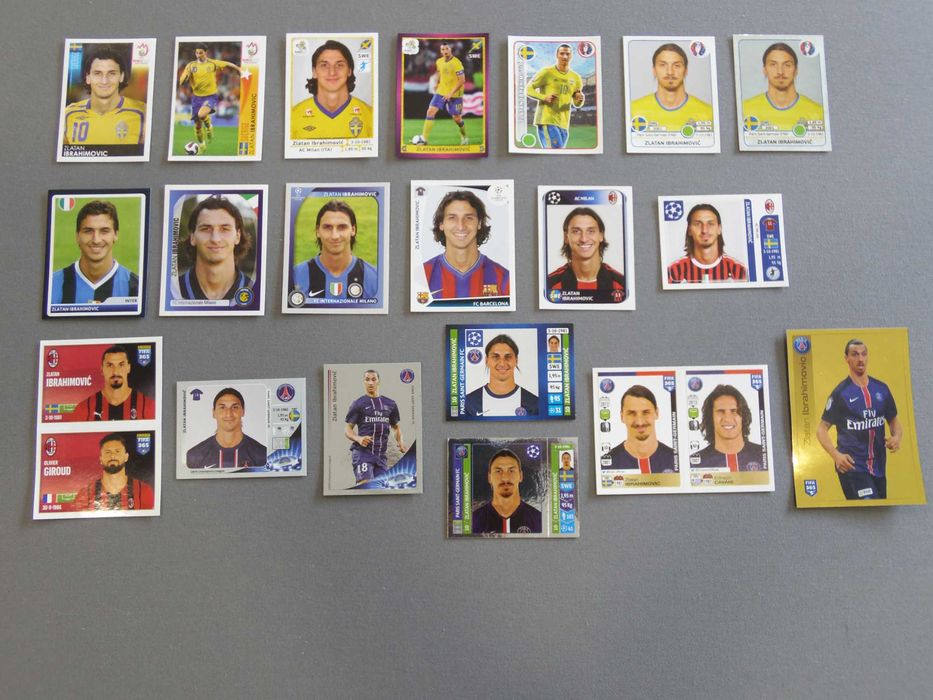 Cromos Messi, Mbappé e Ibrahimovic