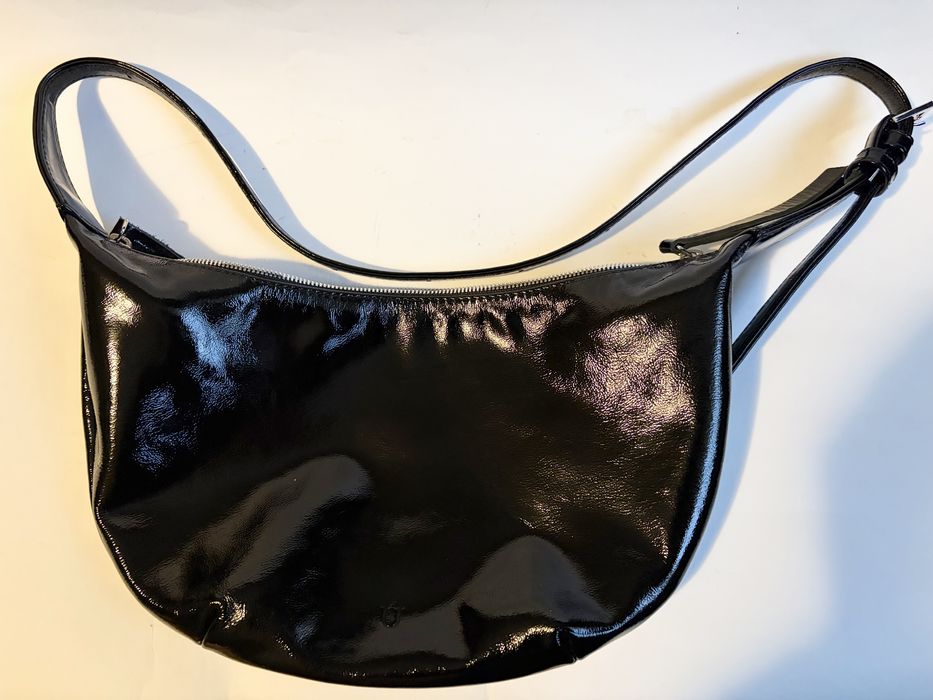 Nukot сумка Hobo mini чорна лак