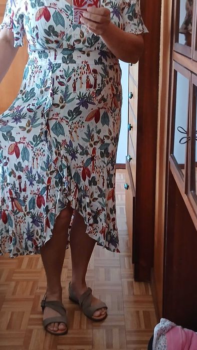 Vestido de verão colorido