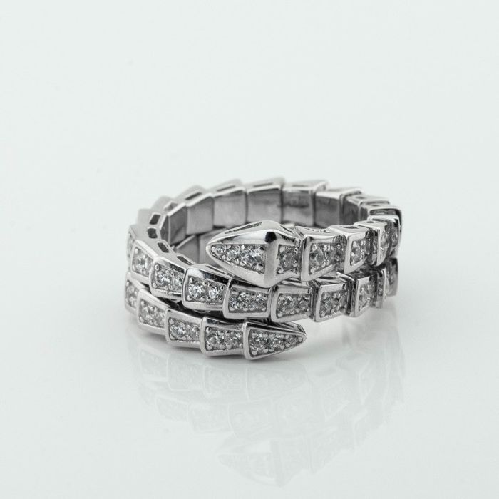 Каблучка булгарі змія bulgari