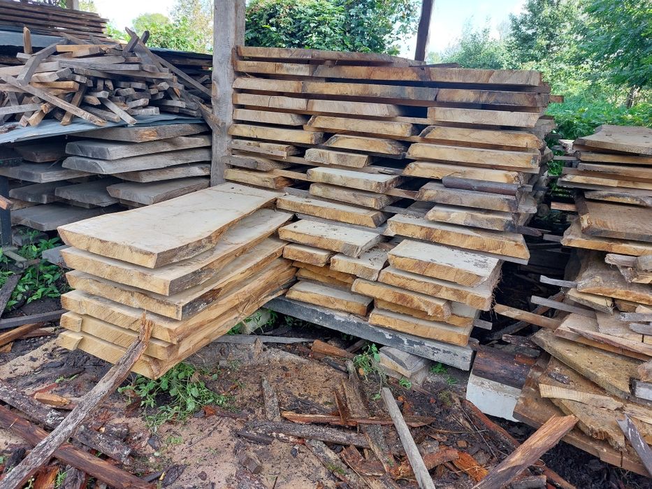 Deski tarcica dąb sosna olcha jesion wiąz czereśnia 27, 40, 50, 70 mm.