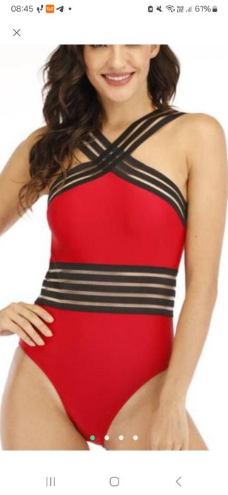 Купальник  з вставками