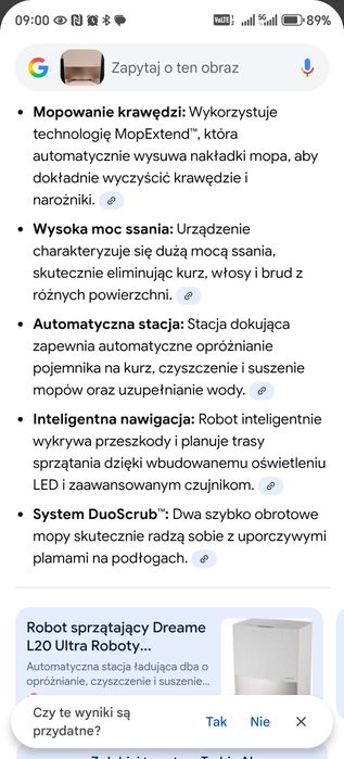 Robot sprzątający Dreame L20