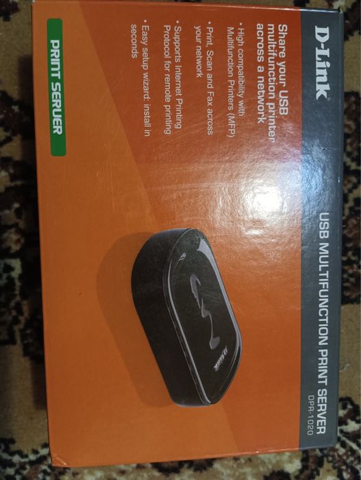 Принт-сервер дротовий D-Link DPR-1020