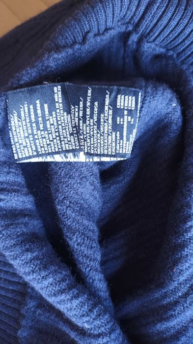 Camisola azul marinho da Throttleman