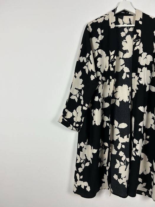 Narzutka kimono Oasis floral kwiatowy Print XL L