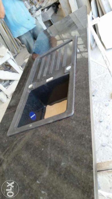 Bancada de cozinha em granito angola