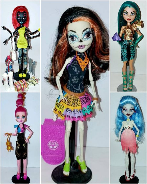 Монстер Хай Monster high Катрін Вандала Френкі Торелляй Скеліта Ро