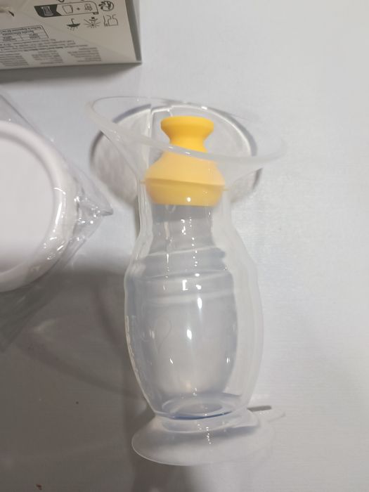 Coletor leite materno medela silicone Novo