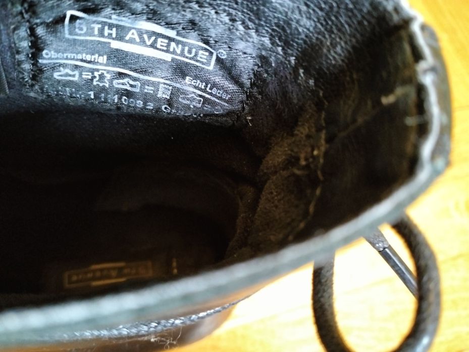 Шкіряні жіночі черевики 36 розмір