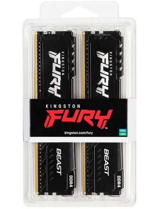 ОЗП Kingston DDR4 16GB (2x8GB) 3200Mhz FURY Beast Black